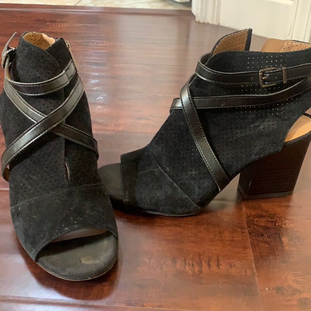 Franco Sarto Black Booties